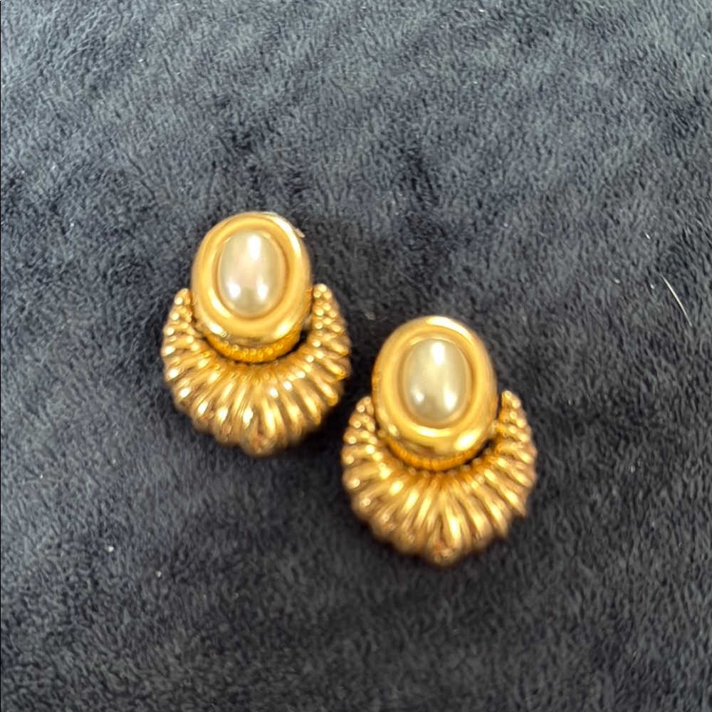 Elegant Gold-Tone Earrings